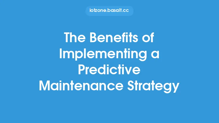 The Benefits of Implementing a Predictive Maintenance Strategy Thumbnail