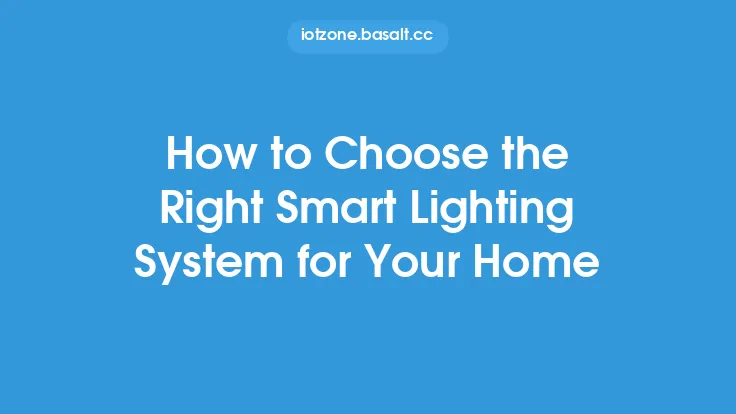 How to Choose the Right Smart Lighting System for Your Home Thumbnail