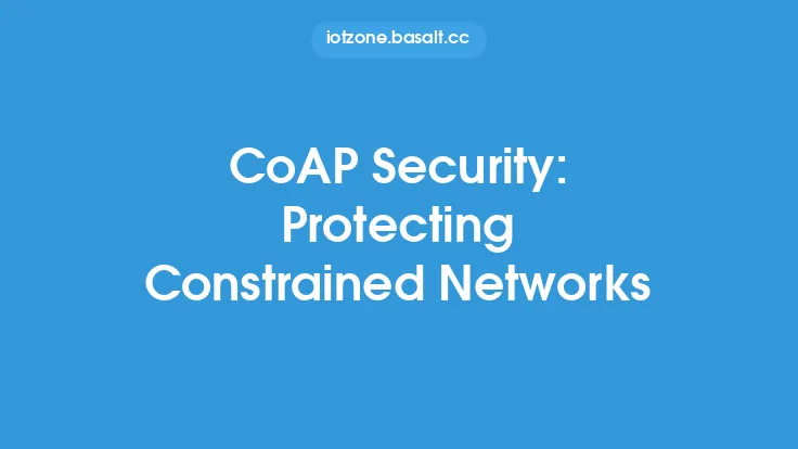 CoAP Security: Protecting Constrained Networks Thumbnail