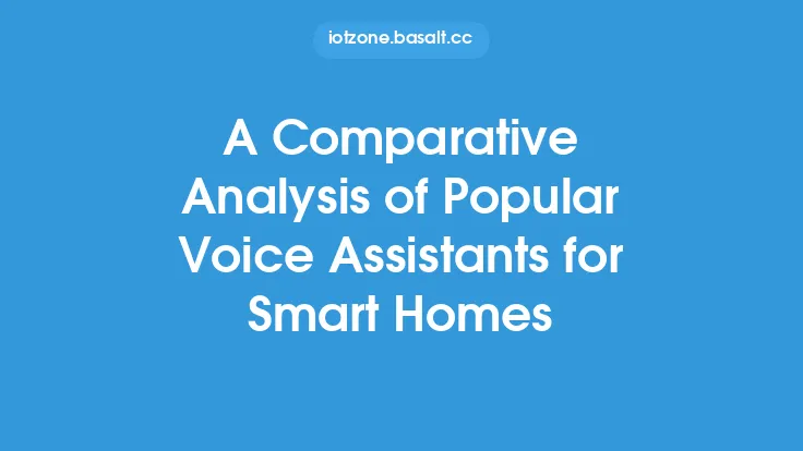 A Comparative Analysis of Popular Voice Assistants for Smart Homes Thumbnail