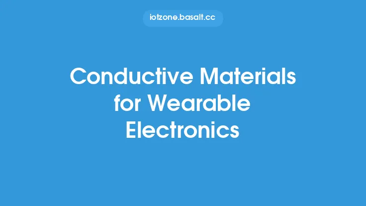 Conductive Materials for Wearable Electronics Thumbnail
