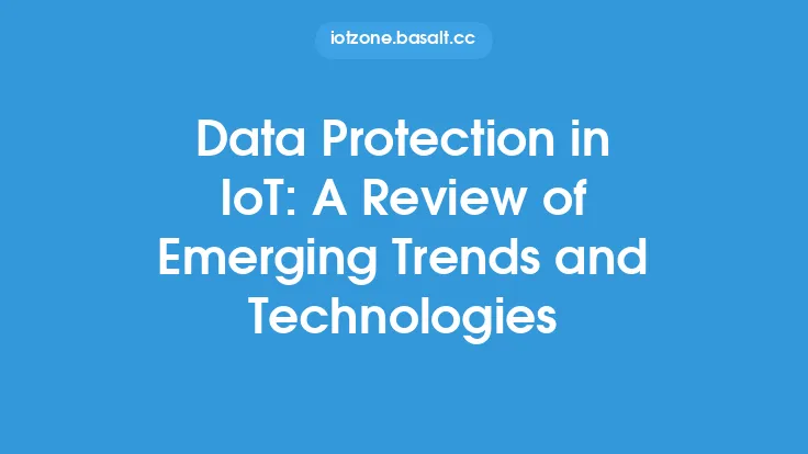 Data Protection in IoT: A Review of Emerging Trends and Technologies Thumbnail