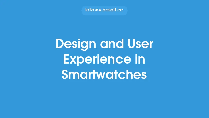 Design and User Experience in Smartwatches Thumbnail