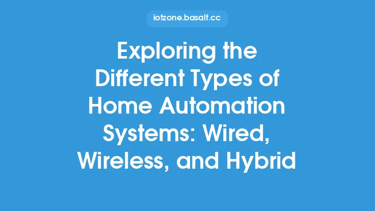Exploring the Different Types of Home Automation Systems: Wired, Wireless, and Hybrid Thumbnail