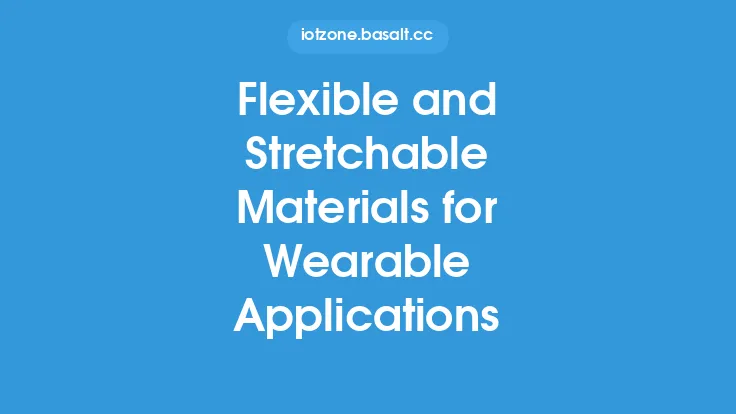Flexible and Stretchable Materials for Wearable Applications Thumbnail