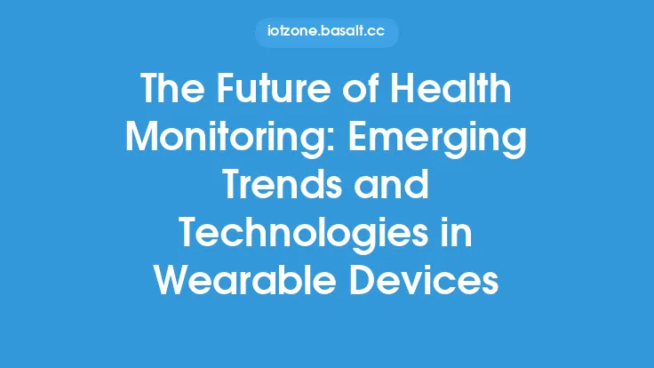 The Future of Health Monitoring: Emerging Trends and Technologies in Wearable Devices Thumbnail