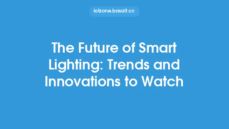 The Future of Smart Lighting: Trends and Innovations to Watch Thumbnail