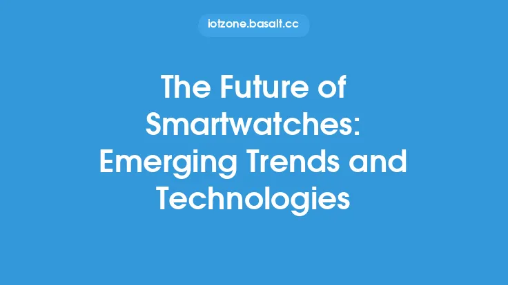 The Future of Smartwatches: Emerging Trends and Technologies Thumbnail