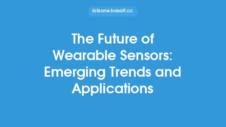 The Future of Wearable Sensors: Emerging Trends and Applications Thumbnail