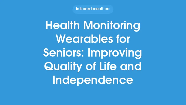 Health Monitoring Wearables for Seniors: Improving Quality of Life and Independence Thumbnail