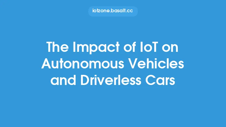 The Impact of IoT on Autonomous Vehicles and Driverless Cars Thumbnail