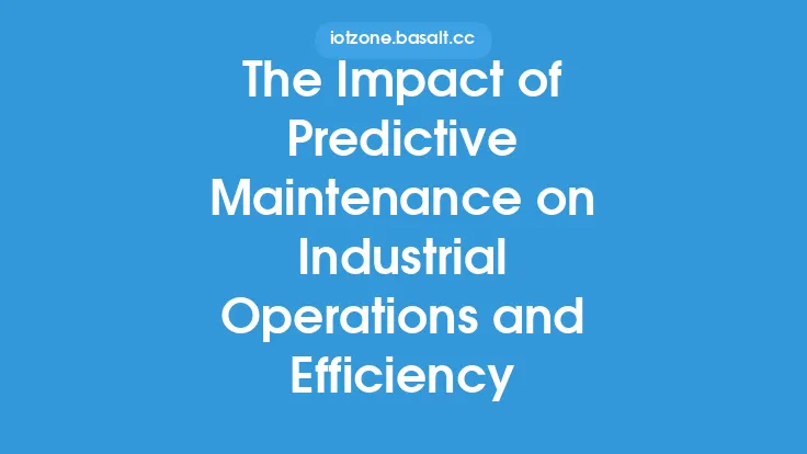 The Impact of Predictive Maintenance on Industrial Operations and Efficiency Thumbnail