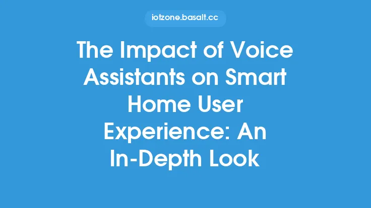 The Impact of Voice Assistants on Smart Home User Experience: An In-Depth Look Thumbnail