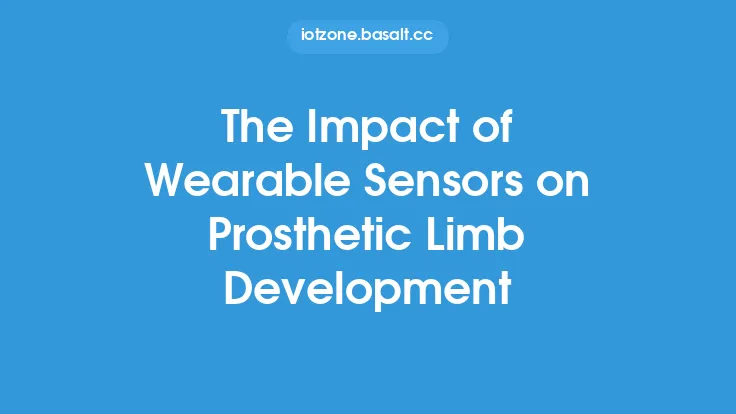 The Impact of Wearable Sensors on Prosthetic Limb Development Thumbnail