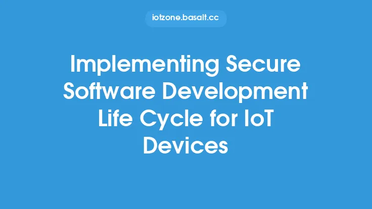 Implementing Secure Software Development Life Cycle for IoT Devices Thumbnail