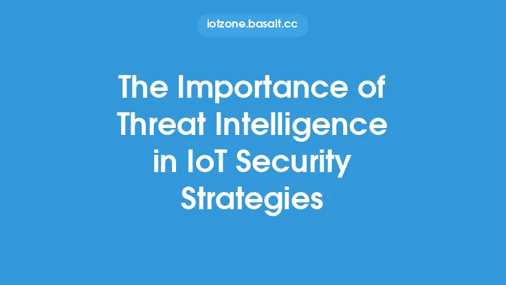 The Importance of Threat Intelligence in IoT Security Strategies Thumbnail