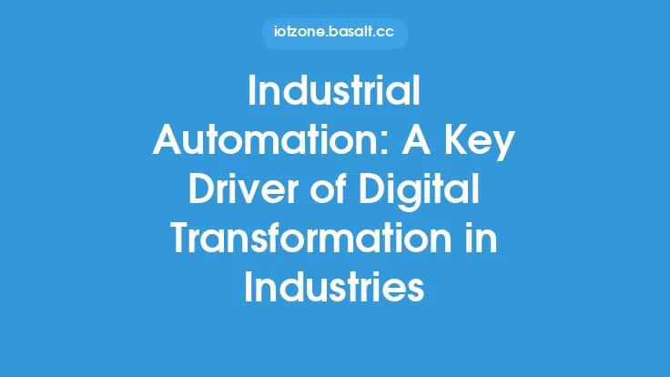 Industrial Automation: A Key Driver of Digital Transformation in Industries Thumbnail