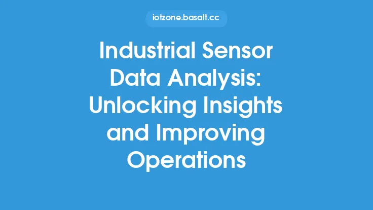 Industrial Sensor Data Analysis: Unlocking Insights and Improving Operations Thumbnail