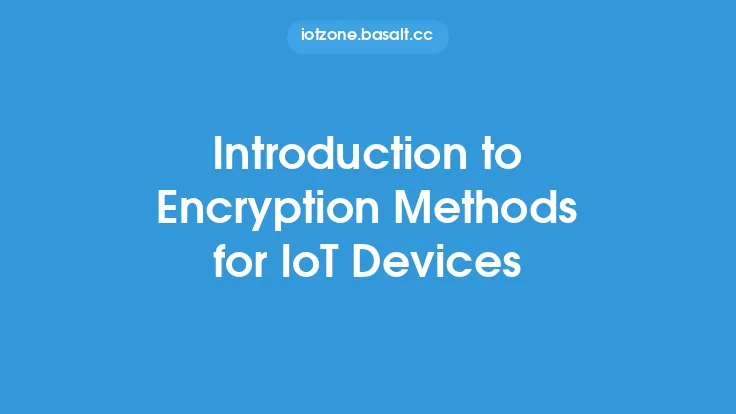 Introduction to Encryption Methods for IoT Devices Thumbnail
