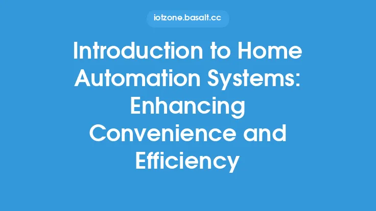 Introduction to Home Automation Systems: Enhancing Convenience and Efficiency Thumbnail