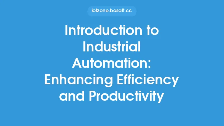 Introduction to Industrial Automation: Enhancing Efficiency and Productivity Thumbnail