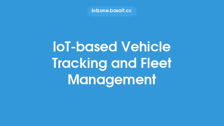 IoT-based Vehicle Tracking and Fleet Management Thumbnail