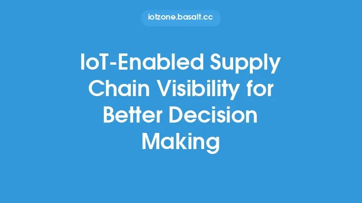 IoT-Enabled Supply Chain Visibility for Better Decision Making Thumbnail