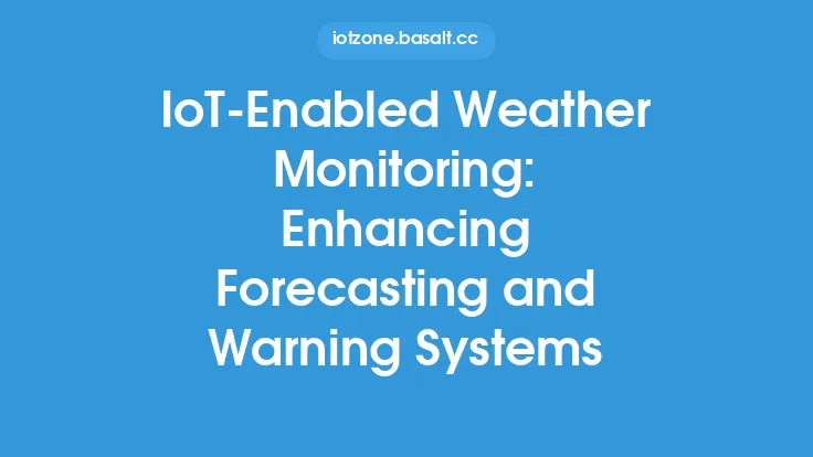 IoT-Enabled Weather Monitoring: Enhancing Forecasting and Warning Systems Thumbnail