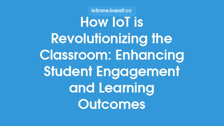 How IoT is Revolutionizing the Classroom: Enhancing Student Engagement and Learning Outcomes Thumbnail