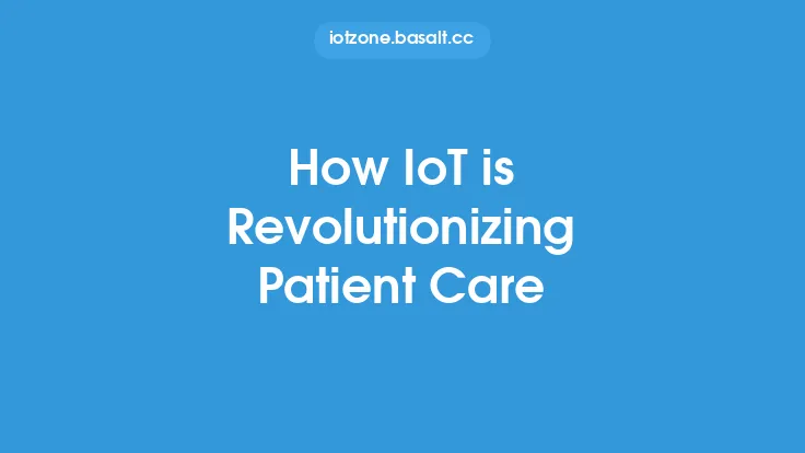 How IoT is Revolutionizing Patient Care Thumbnail
