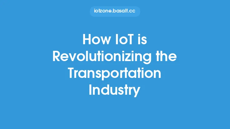 How IoT is Revolutionizing the Transportation Industry Thumbnail