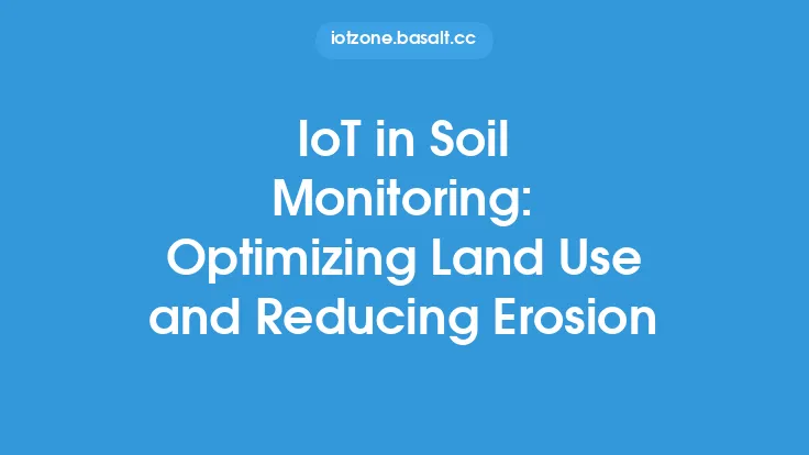 IoT in Soil Monitoring: Optimizing Land Use and Reducing Erosion Thumbnail