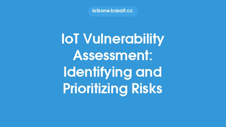 IoT Vulnerability Assessment: Identifying and Prioritizing Risks Thumbnail