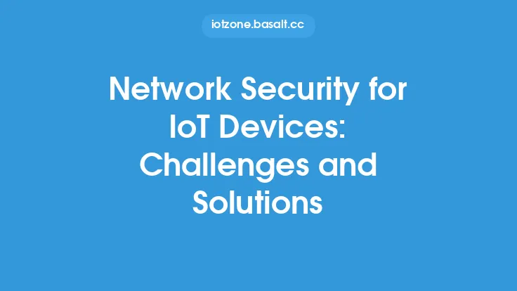 Network Security for IoT Devices: Challenges and Solutions Thumbnail
