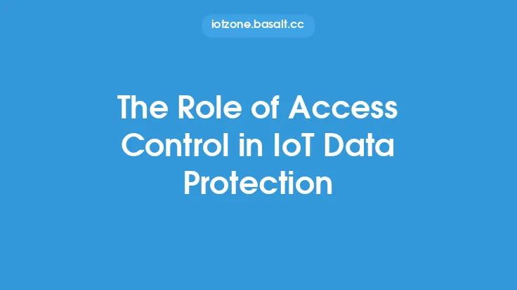 The Role of Access Control in IoT Data Protection Thumbnail