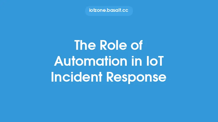 The Role of Automation in IoT Incident Response Thumbnail
