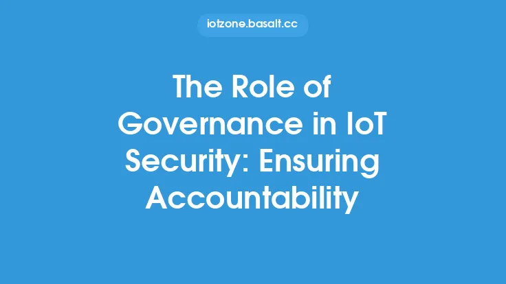 The Role of Governance in IoT Security: Ensuring Accountability Thumbnail