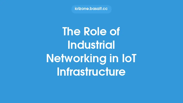 The Role of Industrial Networking in IoT Infrastructure Thumbnail