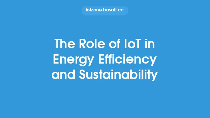 The Role of IoT in Energy Efficiency and Sustainability Thumbnail