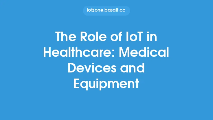 The Role of IoT in Healthcare: Medical Devices and Equipment Thumbnail