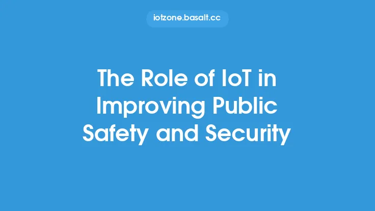 The Role of IoT in Improving Public Safety and Security Thumbnail