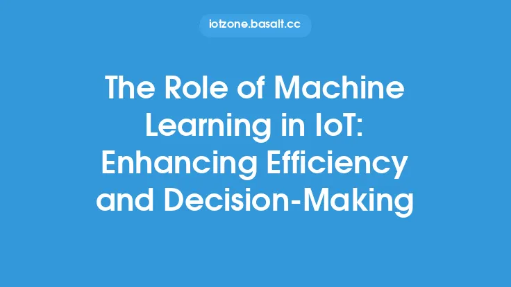 The Role of Machine Learning in IoT: Enhancing Efficiency and Decision-Making Thumbnail