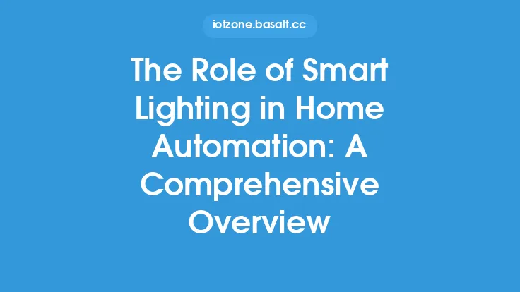The Role of Smart Lighting in Home Automation: A Comprehensive Overview Thumbnail