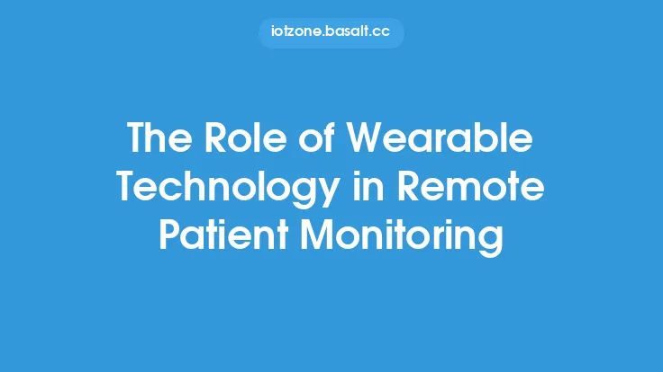 The Role of Wearable Technology in Remote Patient Monitoring Thumbnail
