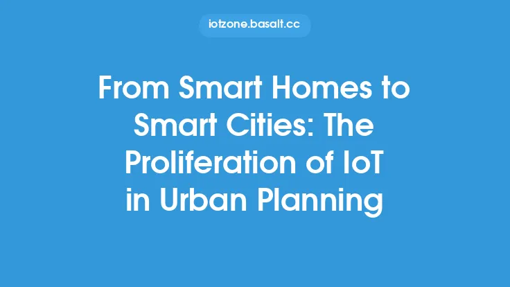 From Smart Homes to Smart Cities: The Proliferation of IoT in Urban Planning Thumbnail