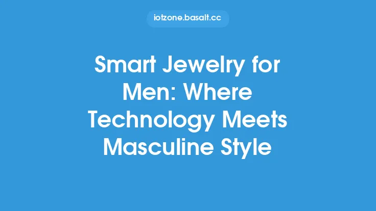 Smart Jewelry for Men: Where Technology Meets Masculine Style Thumbnail
