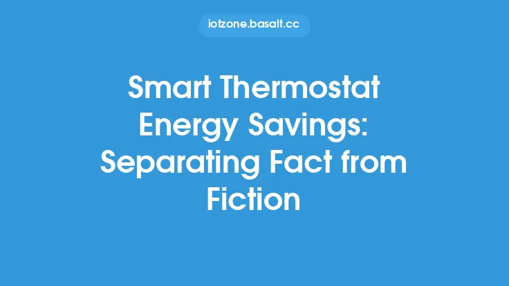 Smart Thermostat Energy Savings: Separating Fact from Fiction Thumbnail