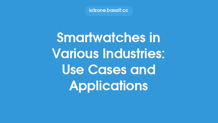 Smartwatches in Various Industries: Use Cases and Applications Thumbnail