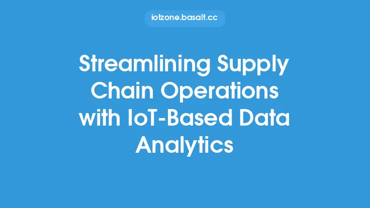 Streamlining Supply Chain Operations with IoT-Based Data Analytics Thumbnail