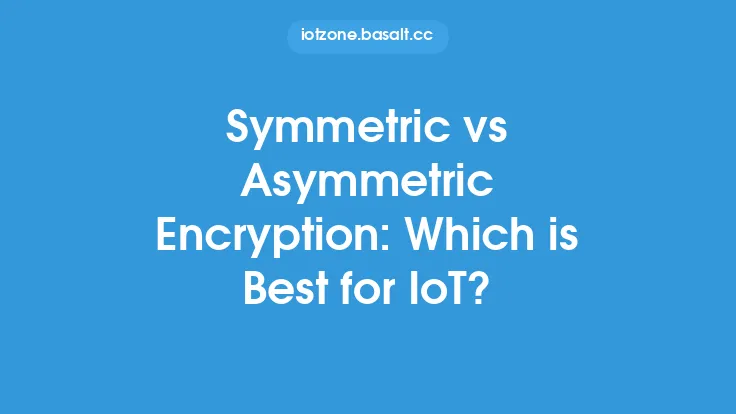 Symmetric vs Asymmetric Encryption: Which is Best for IoT? Thumbnail